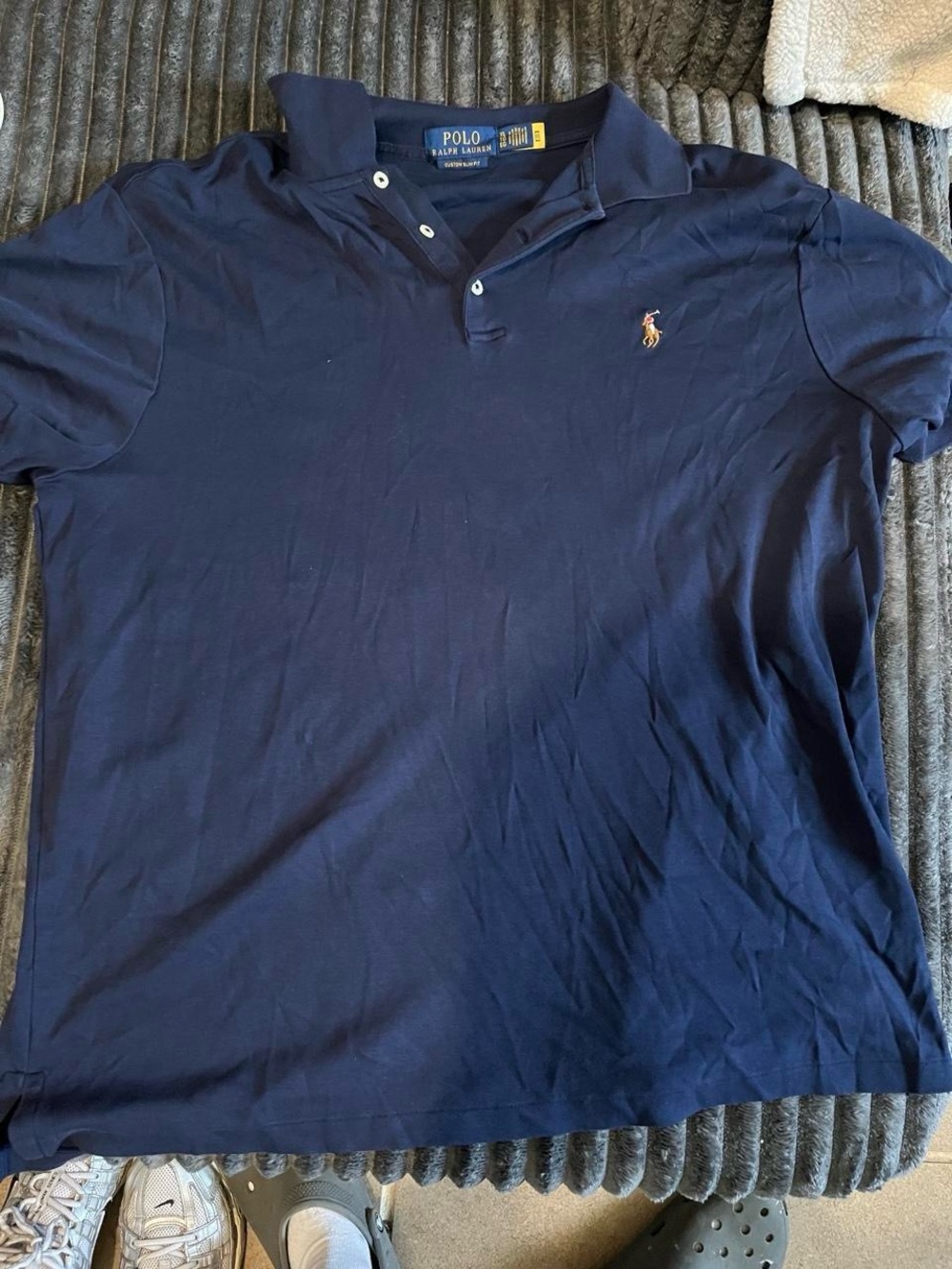 Polo by Ralph Lauren Men’s Navy Blue Short Sleeve Polo